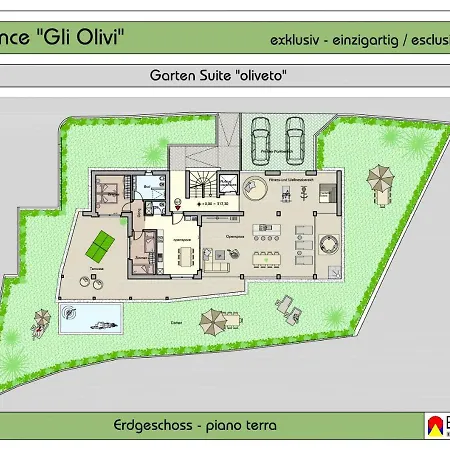 Apartment Penthouse & Garden - Luxury Postal / Burgstall